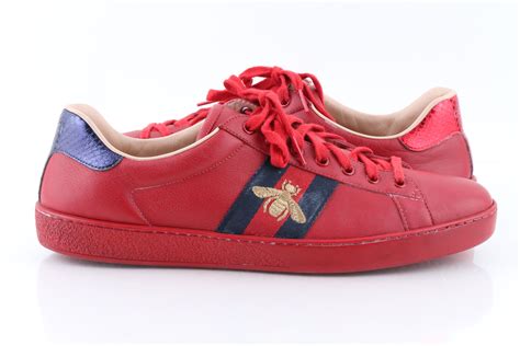 gucci red shoes women's|red gucci shoes cost.